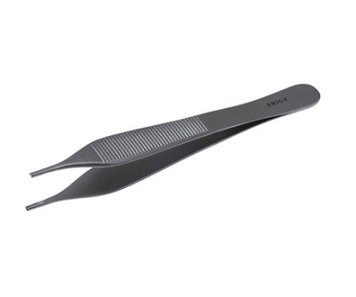日本フリッツメディコ アドソン・ブラウン ピンセット 12cm A045-0697B 1本（ご注文単位1本）【直送品】