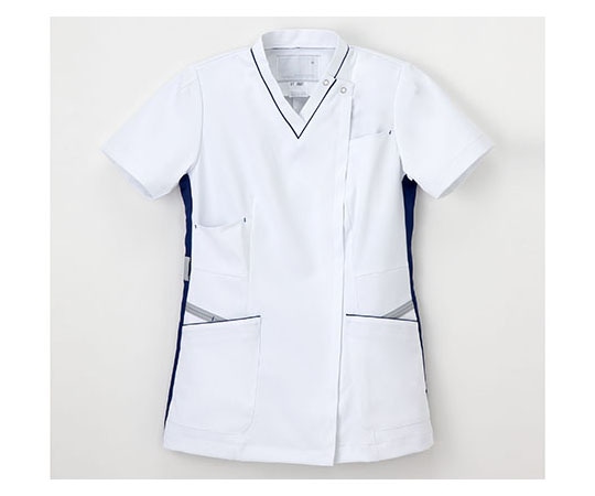 ナガイレーベン 女子上衣 TRブルー L FT4597 1枚（ご注文単位1枚）【直送品】