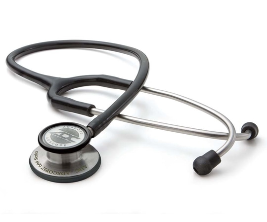 ユーメド貿易 ADスコープ クリニシャンステトスコープ ブラック AD703BK 1本（ご注文単位1本）【直送品】