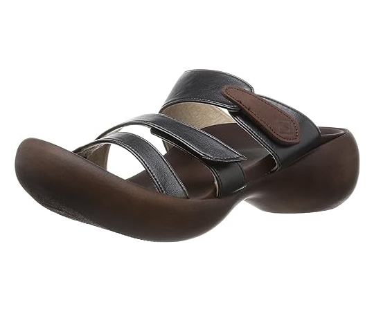 リゲッタ エッグヒールサンダル ブラック L CJEG5223-BLK-L(24.0~24.5cm) 1足(ご注文単位1足)【直送品】