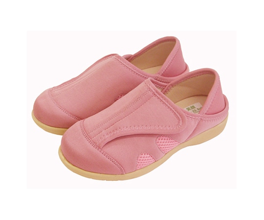 神戸生絲 かかとが踏めるルームシューズ(シューズタイプ) ピンク・L KT-1-ピンク・L 1足(ご注文単位1足)【直送品】