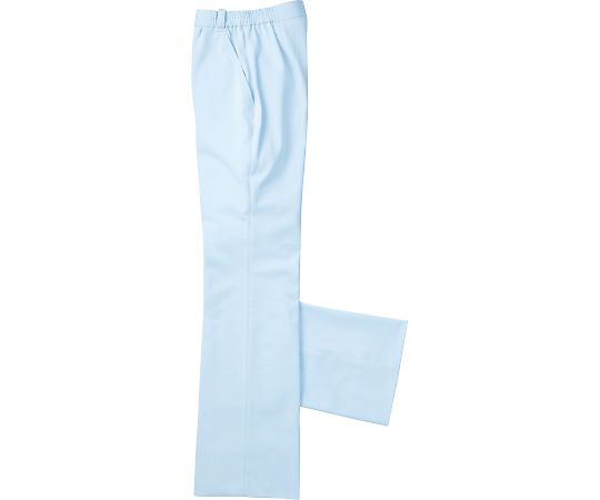 KAZEN レディススラックス サックス L 195-21 L 1枚（ご注文単位1枚）【直送品】