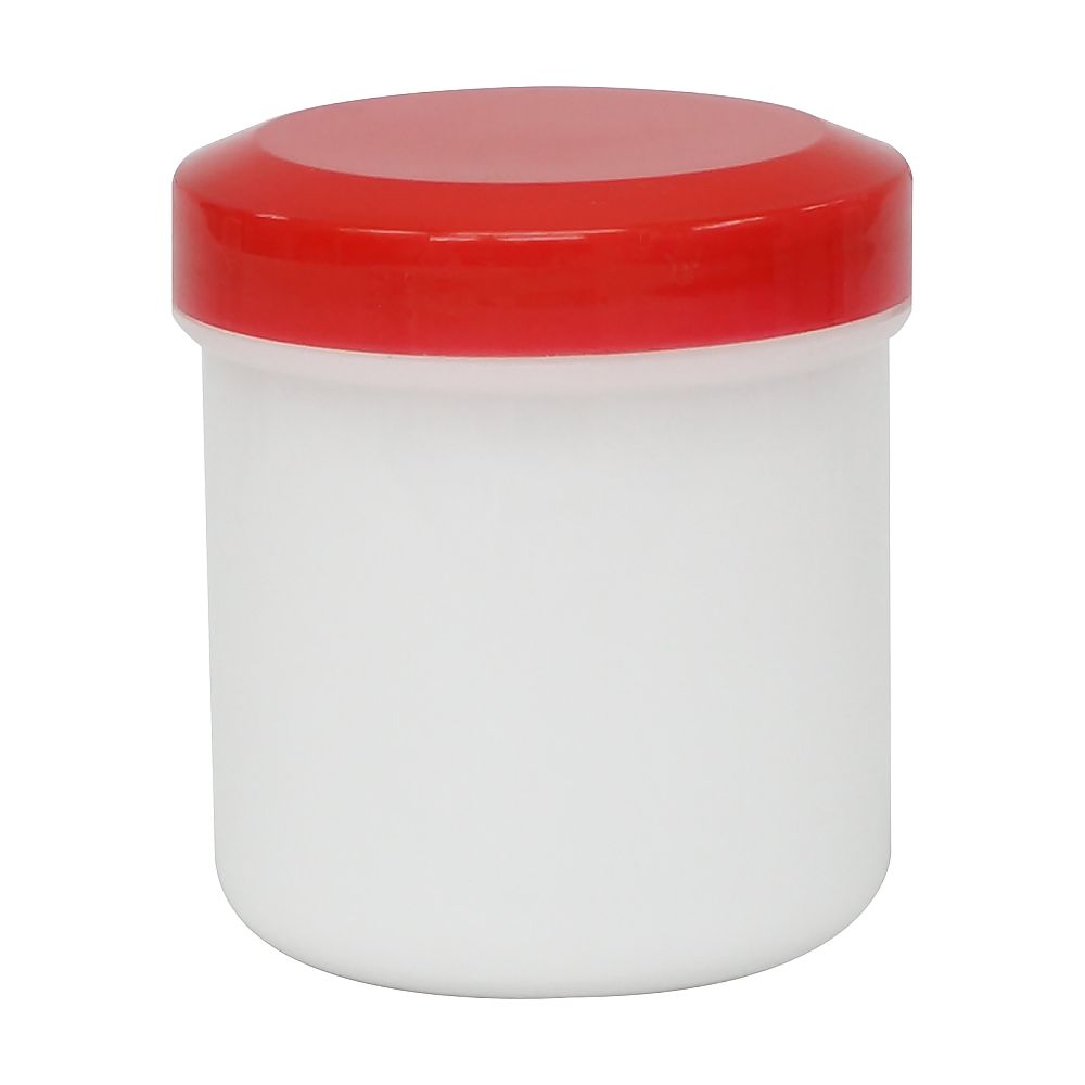 金鵄製作所 軟膏壷（軟膏容器・定量タイプ）50mL 赤 30個 AT50F-02 1袋（ご注文単位1袋）【直送品】