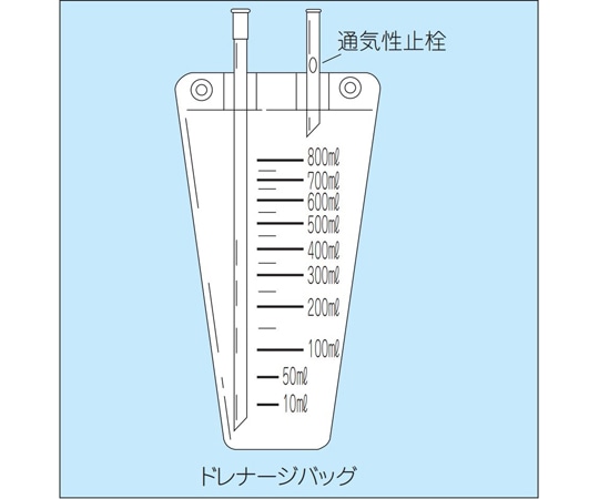 クリエートメディック 脳室ドレナージバッグ 800mL 25枚入 0153249502 1箱（ご注文単位1箱）【直送品】