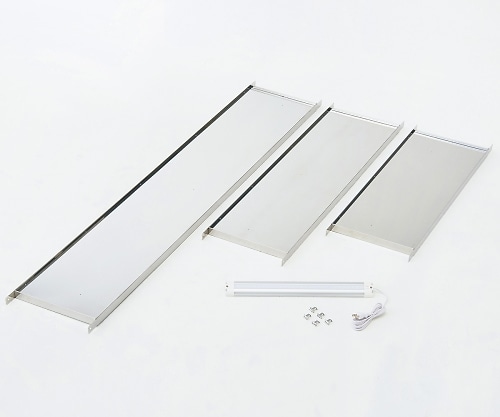 ナビス（アズワン） アルティア 点滴作業台オプション（LEDライト付きステンレス棚板） 1580×300×30 本体W1800用  1個（ご注文単位1個）【直送品】