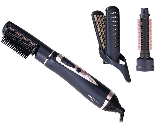 コイズミ マイナスイオンカーリングドライヤー 700W ブラシ3種 KHC5130A 1台（ご注文単位1台）【直送品】