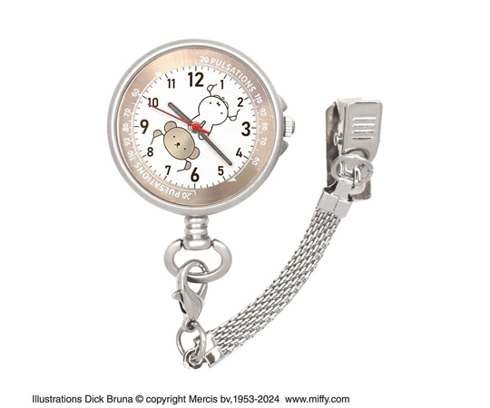 セントレディス ミッフィー クリップウォッチ プラチナベージュ ST-PLMF0007 1個（ご注文単位1個）【直送品】