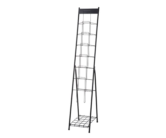 アズワン スマートカタログスタンド A4 1列7段 ブラック 3台 61-810-82-7 1セット(ご注文単位1セット)【直送品】