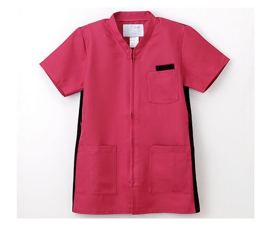 ナガイレーベン 男女兼用上衣 ディープピンク M RT5072 1枚(ご注文単位1枚)【直送品】