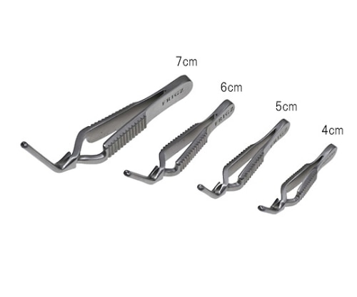 日本フリッツメディコ ポプキンス血管鉗子 4cm 曲 V232-1361 1個（ご注文単位1個）【直送品】