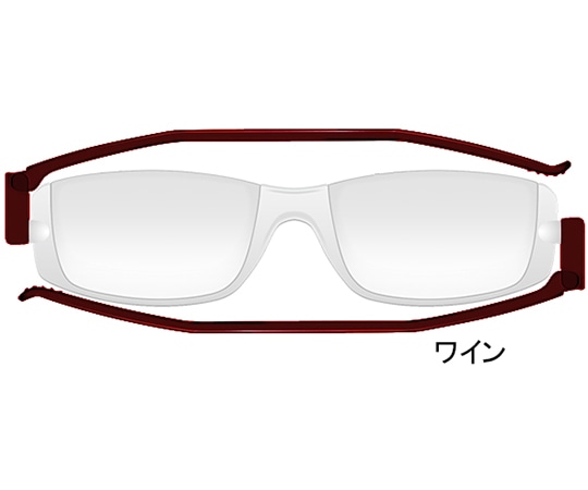 サイモン ナンニーニ 折りたたみ老眼鏡 コンパクトグラス2 2.00 ワイン NCG2 1個（ご注文単位1個）【直送品】