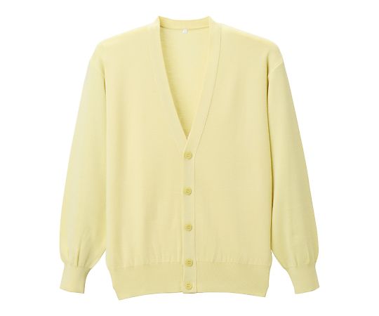 ディーフェイズ 抗ピルメンズカーディガン イエロー M D2001 1枚（ご注文単位1枚）【直送品】