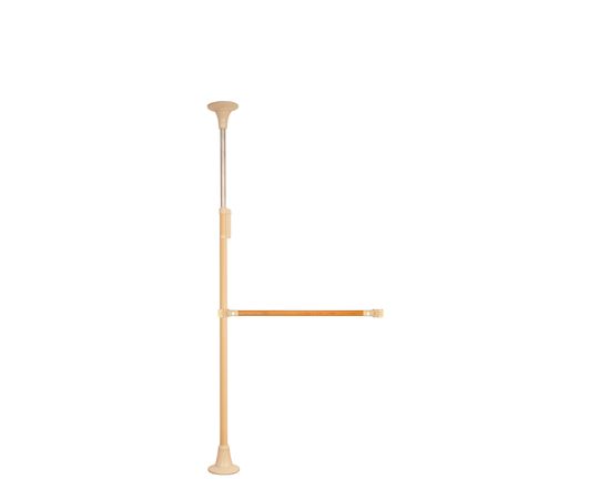 DIPPERホクメイ ベスポジBPZ 丸ベース ショート ト型 木手すり 固定900 セット BPZ-K5000-21 1個（ご注文単位1個）【直送品】