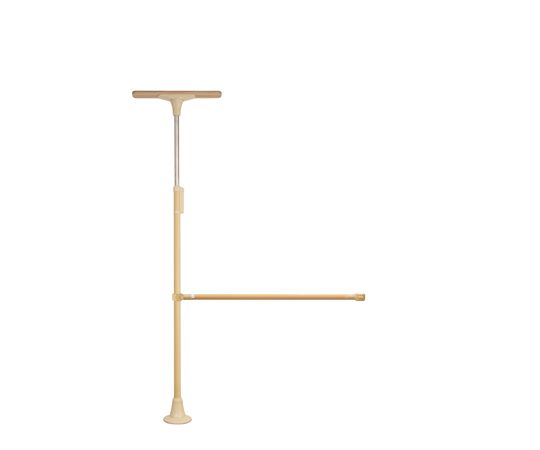 DIPPERホクメイ ベスポジBPZ Tベース ショート ト型 伸縮手すり 固定1200-1500 セット BPZ-K5500-62 1個（ご注文単位1個）【直送品】