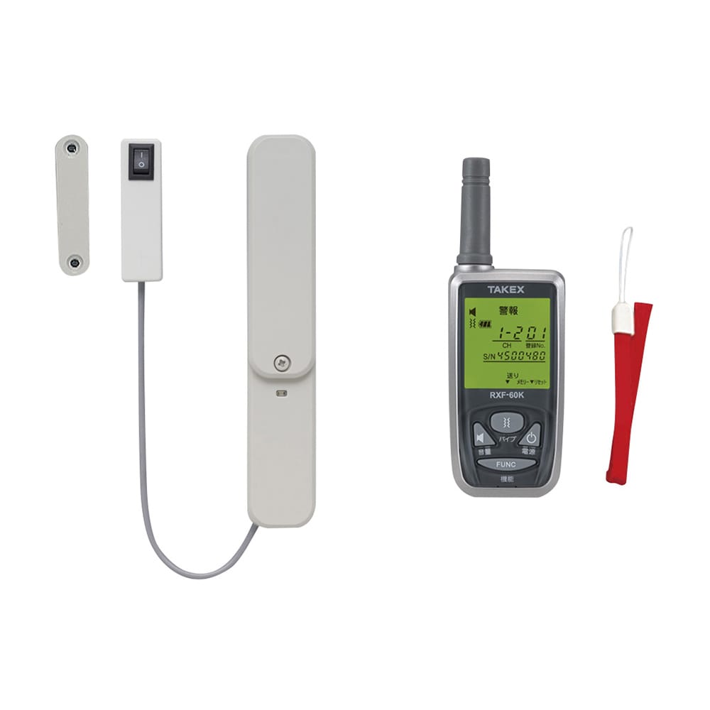 竹中エンジニアリング 徘徊お知らせ・開見ちゃん 携帯型受信機セット HCS-115（KE） 1式（ご注文単位1式）【直送品】