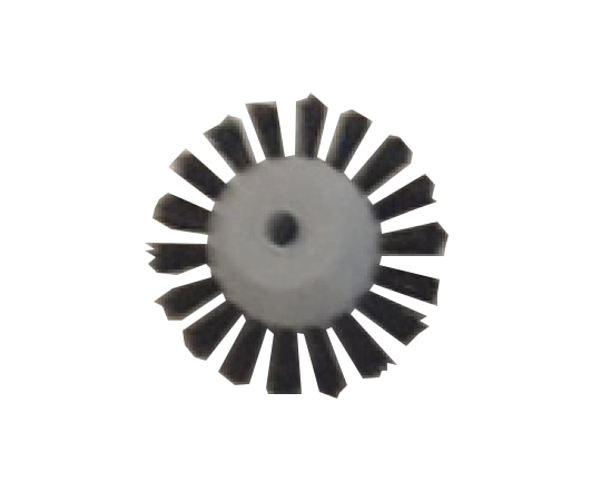 アズワン レーズ用ブラシ エンゼルレーズブラシ1列 豚毛 12個入  1個（ご注文単位1個）【直送品】