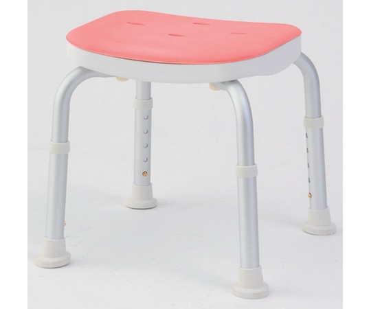 美和商事 コンパクトバスチェア 背なし ピンク BC-01N-PI 1台（ご注文単位1台）【直送品】