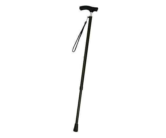 幸和製作所 テイコブ伸縮ステッキ（首細） ブラック EN13 1個（ご注文単位1個）【直送品】