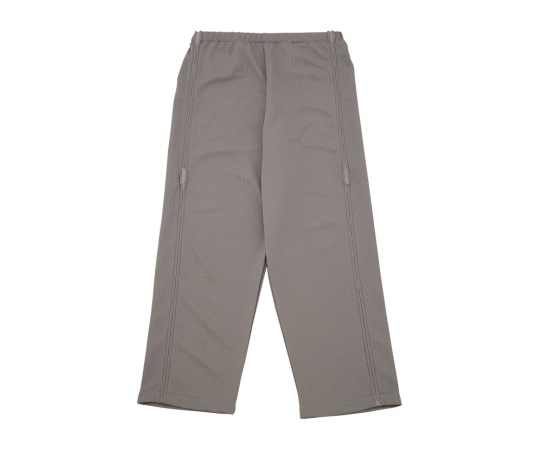 ケアファッション 紳士脇全開ニットパンツ グレー 3L 39828 1枚（ご注文単位1枚）【直送品】