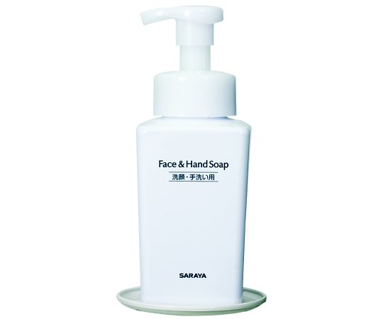 サラヤ Face&Hand Soap PET容器 400mL SB-400FF型 泡ポンプ付 1ケース（12個入） 21264 1ケース（ご注文単位1ケース）【直送品】