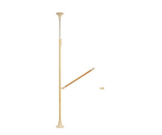 DIPPERホクメイ ベスポジBPZ 丸ベース ロング ト型 木手すり 跳ね上げ900 セット BPZ-K5200-31 1個（ご注文単位1個）【直送品】