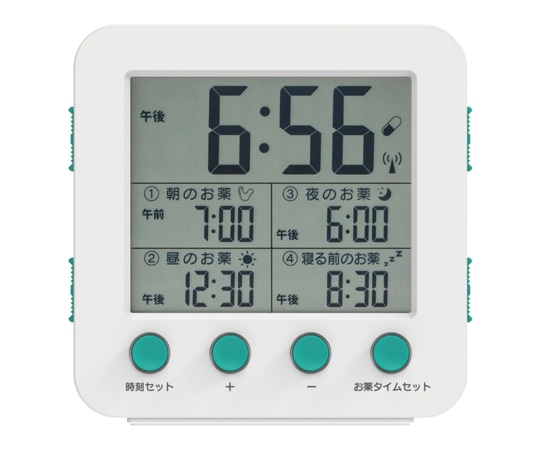 アデッソ お薬タイム電波クロック PRC-001 1個(ご注文単位1個)【直送品】