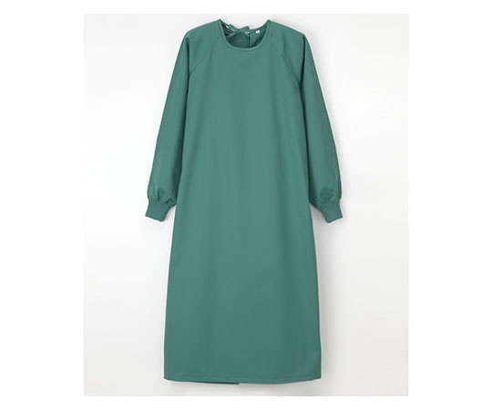 ナガイレーベン 手術ガウン(左ひも止め式) グリーン L BMC8910 1枚(ご注文単位1枚)【直送品】