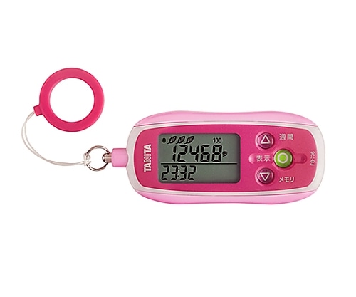 タニタ 歩数計 3Dセンサー搭載歩数計[防犯ブザー付き] ピンク FB-736 1個（ご注文単位1個）【直送品】