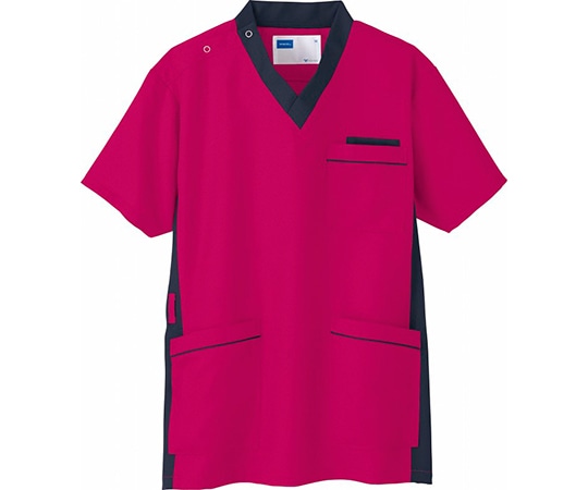 WHISEL（自重堂） 男女兼用スクラブ ワイン S WH11685 1枚（ご注文単位1枚）【直送品】