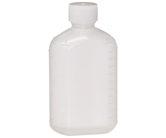 金鵄製作所 小判型投薬瓶 200mL ノーマルキャップ（ホワイト:白） 100本入 20030-001 1箱（ご注文単位1箱）【直送品】