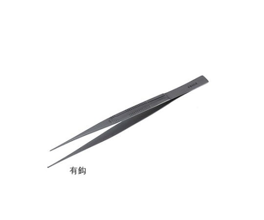 日本フリッツメディコ 先端極細ピンセット 15cm 有鈎 0.8mm幅 A044-0683 1本(ご注文単位1本)【直送品】