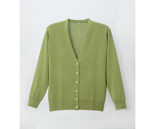 ディーフェイズ 抗ピル長袖カーディガン オリーブ 3L D-1001 1枚（ご注文単位1枚）【直送品】