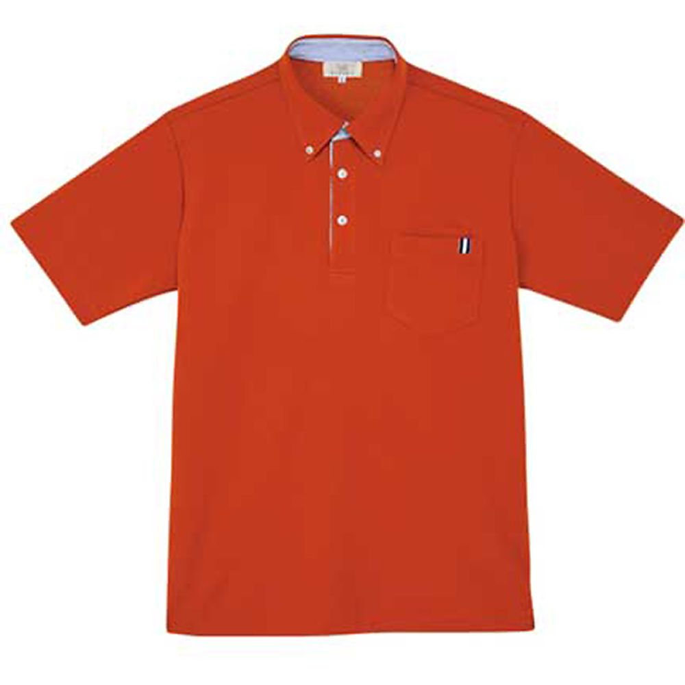 KIRAKU（トンボ） ニットシャツ ディープオレンジ L（身丈71cm） CR145-59 L 1枚（ご注文単位1枚）【直送品】