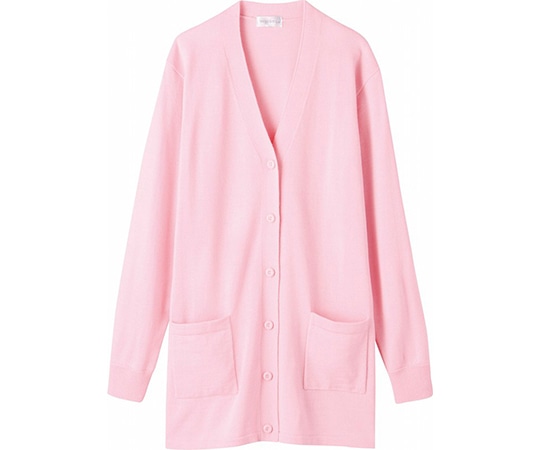 WHISEL（自重堂） カーディガン ピンク M WH90219 1枚（ご注文単位1枚）【直送品】