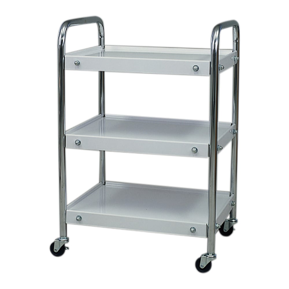 富士医療測器 ホスピタルワゴン（3段） 500×400×730mm WD-2-50 1台（ご注文単位1台）【直送品】