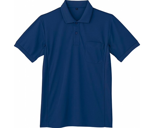WHISEL（自重堂） 半袖ポロシャツ ネービー L 85894 1枚（ご注文単位1枚）【直送品】