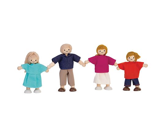 イメージミッション木鏡社 マイファーストドールハウス ドールファミリー 1セット（4体入） 7415 1セット（ご注文単位1セット）【直送品】