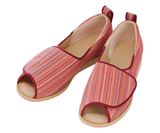 徳武産業 オープン和 赤 L 1026 1足(ご注文単位1足)【直送品】