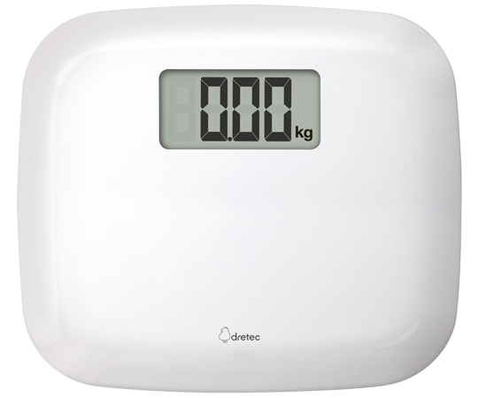 ドリテック ボディスケール｢リフェロ｣ ホワイト BS-183WT 1台（ご注文単位1台）【直送品】