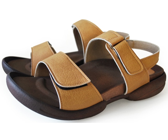 リゲッタ バックベルト付グミサンダル マスタード L（24.0~24.5） R279-MUS-L 1足（ご注文単位1足）【直送品】