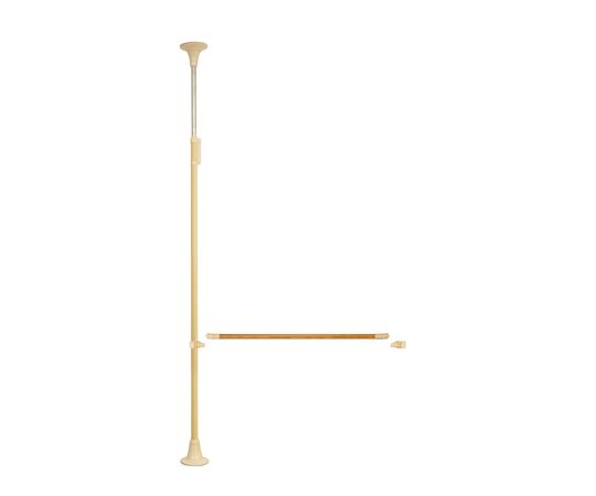 DIPPERホクメイ ベスポジBPZ 丸ベース ロング ト型 木手すり 取り外し1200 セット BPZ-K5300-32 1個（ご注文単位1個）【直送品】