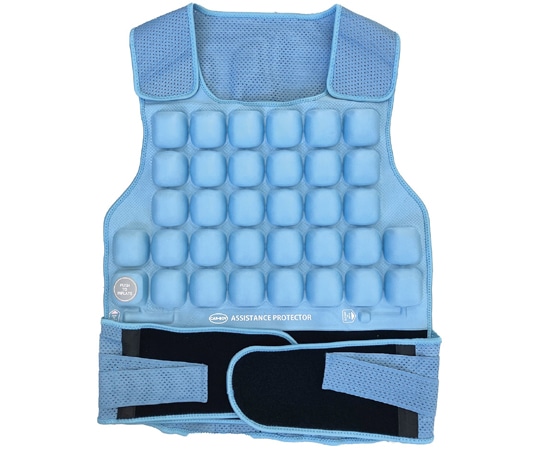 カーボーイ 介助プロテクター ブルー FM-136 1着（ご注文単位1着）【直送品】