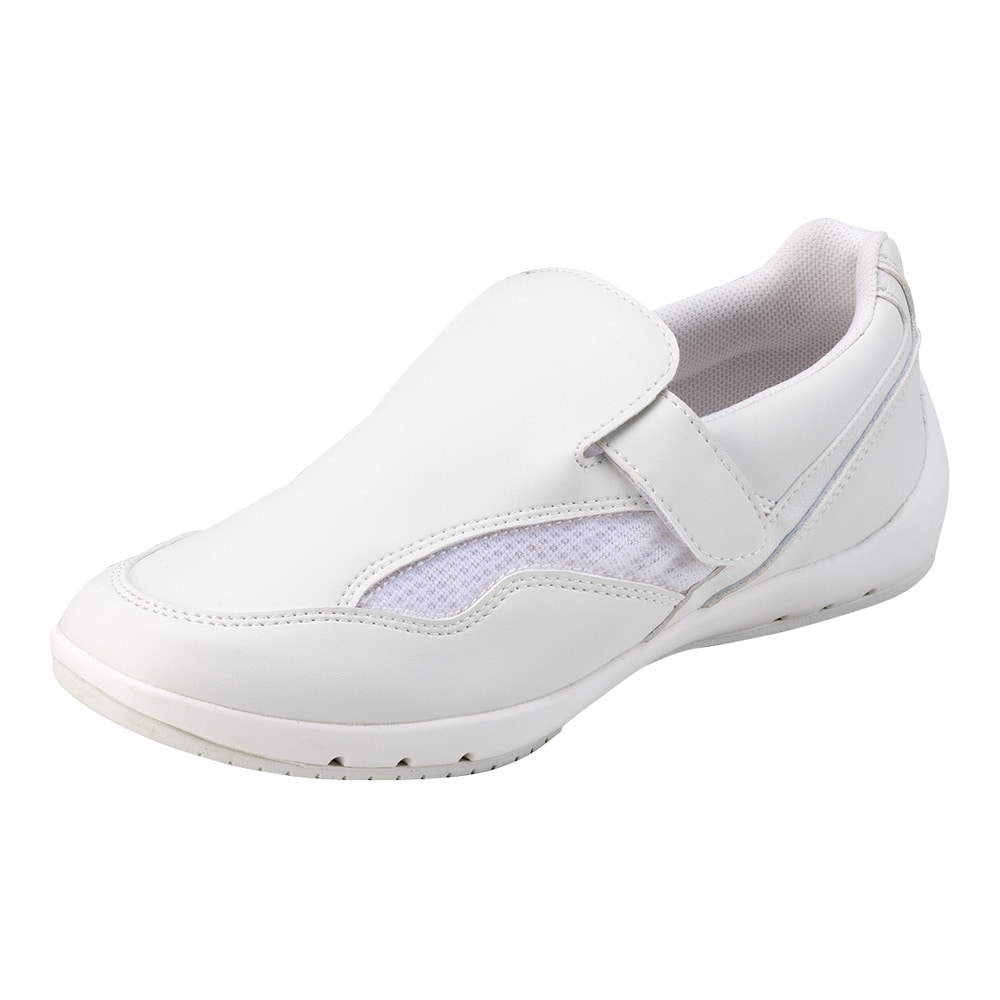 ナガイレーベン ビタミンシューズ(女性用) 25.5cm ホワイト MN410 25.5W 1足(ご注文単位1足)【直送品】