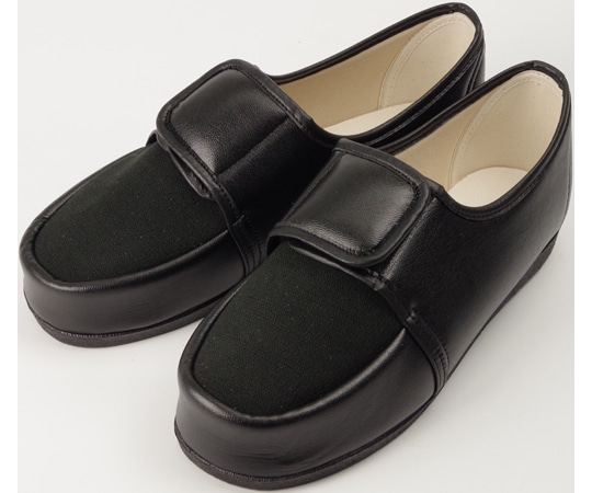 マリアンヌ製靴 足元応援 シューズ 黒 23.0cm W603 1足（ご注文単位1足）【直送品】