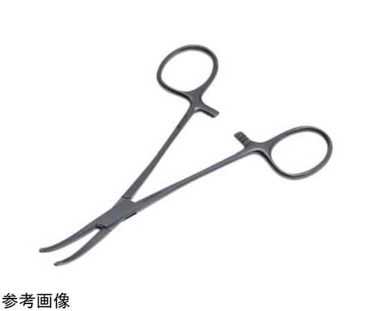 日本フリッツメディコ 止血鉗子 ペアン JP型(無鈎)18cm 曲 F010-6100 1本(ご注文単位1本)【直送品】