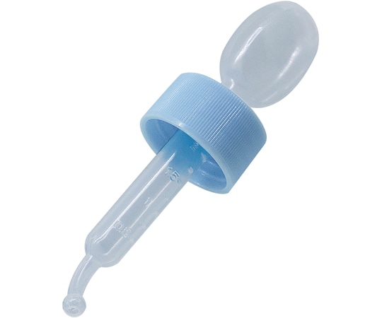 金鵄製作所 【キンシ製投薬瓶用】30mL用スポイト付キャップ（スカイブルー:水）<瓶本体は付属しません> 1袋（100本入） 22420-014 1袋（ご注文単位1袋）【直送品】