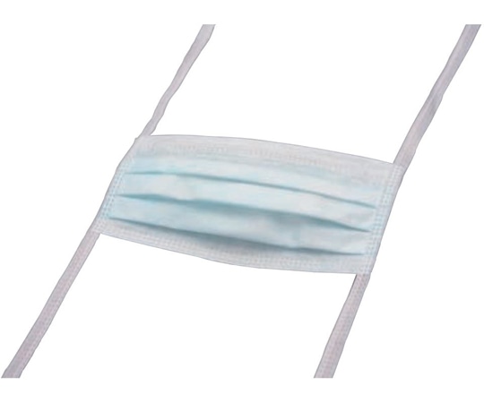 日昭産業 サージカルマスク 3P ブルー 1セット(50枚×20箱入) 14515 1セット(ご注文単位1セット)【直送品】