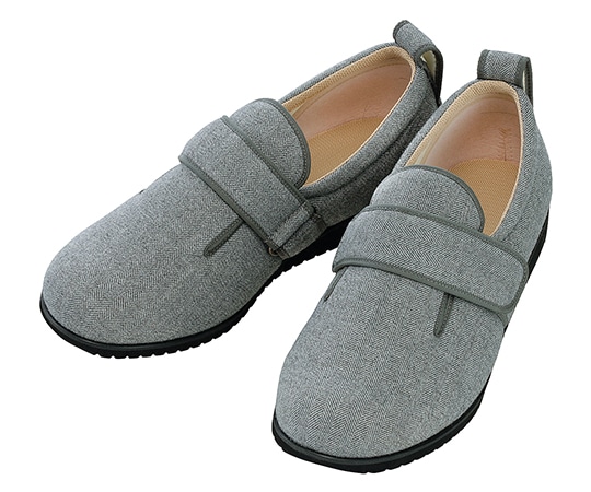 徳武産業 ダブルマジックⅡヘリンボン 7E 片足 左のみ グレー 3L 7024 1個（ご注文単位1個）【直送品】