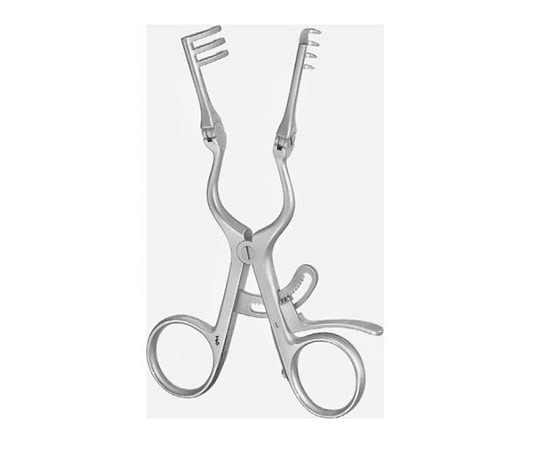 ビー・ブラウンエースクラップ 開創器 アドソン・ベビー 3×4半鈍爪 全長140mm BV085R 1個（ご注文単位1個）【直送品】