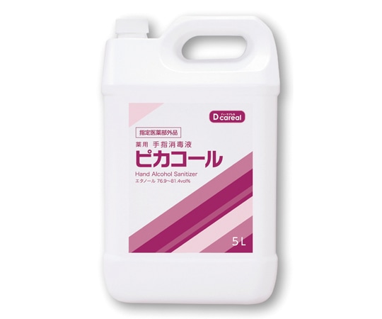 ダイト 薬用手指消毒液 ピカコール 詰替 5L 4本入 DD-5000 1ケース(ご注文単位1ケース)【直送品】